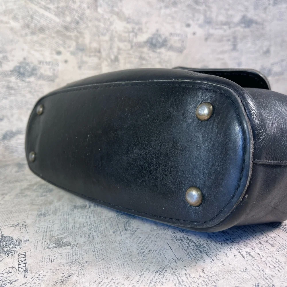 Vintage Ronay for Joseph Magnin Store Handbag Leather Purse Retro Structured Bag